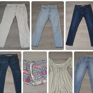 Closet Clearout Womens Clothes Size 4 Jeans And Tops